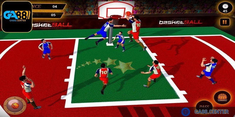 Bóng rổ ảo đầy sống động